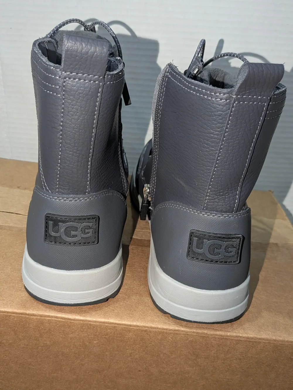 Kids Gray Winter Boots - UGG Style